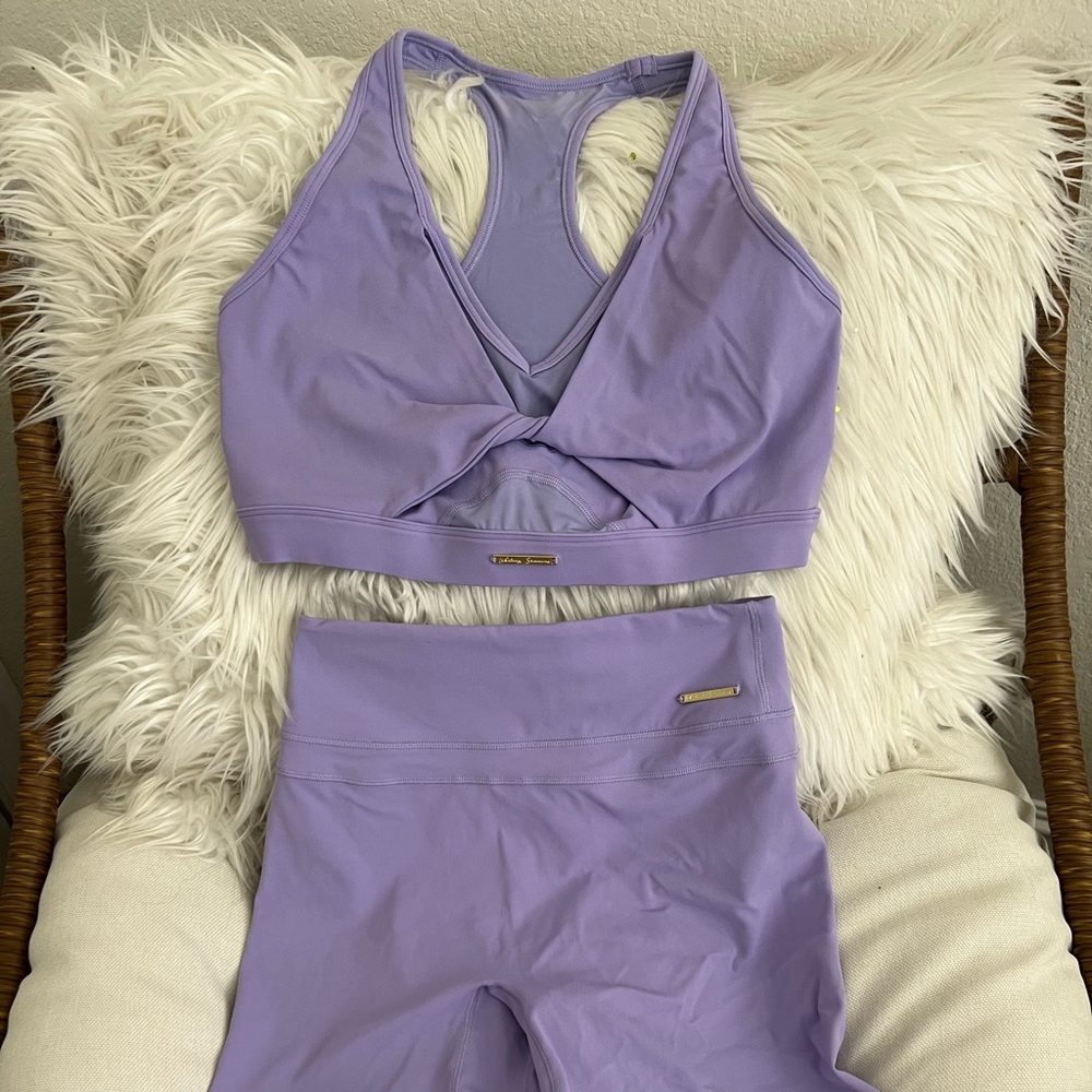 Gymshark Wildflower Purple Set